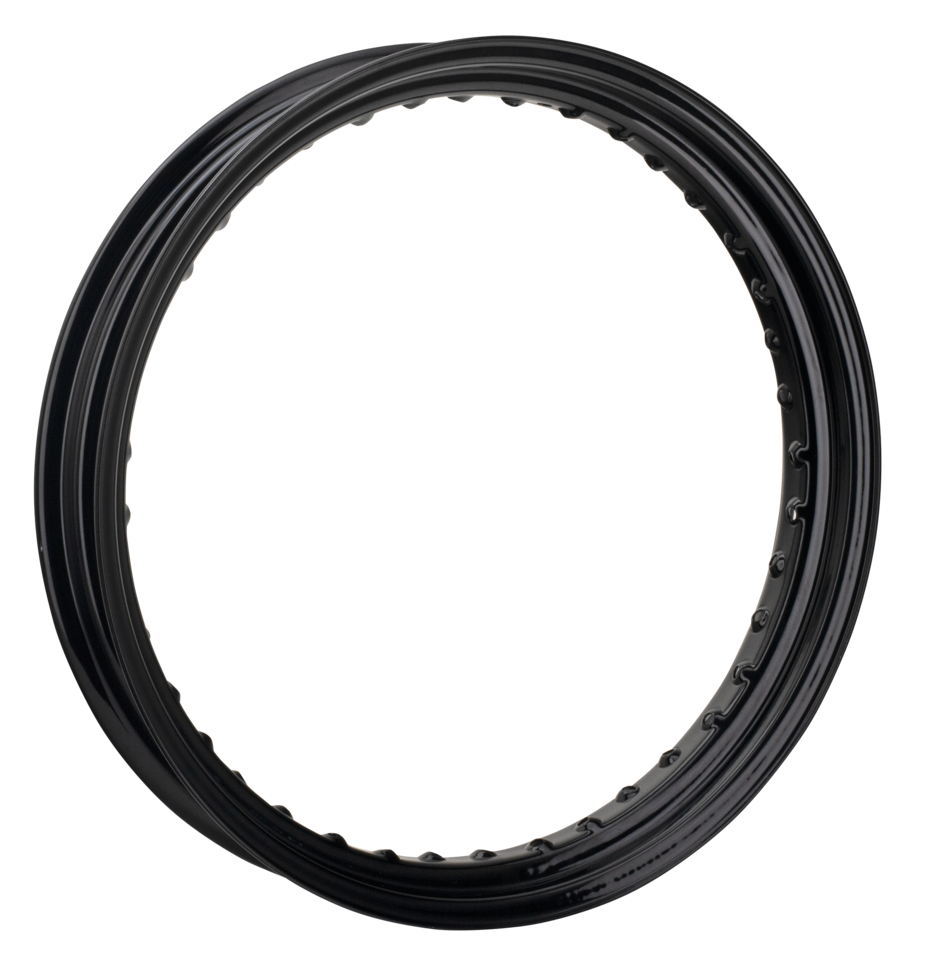 Gloss black DC rim 3.00x19" 40H 07-up