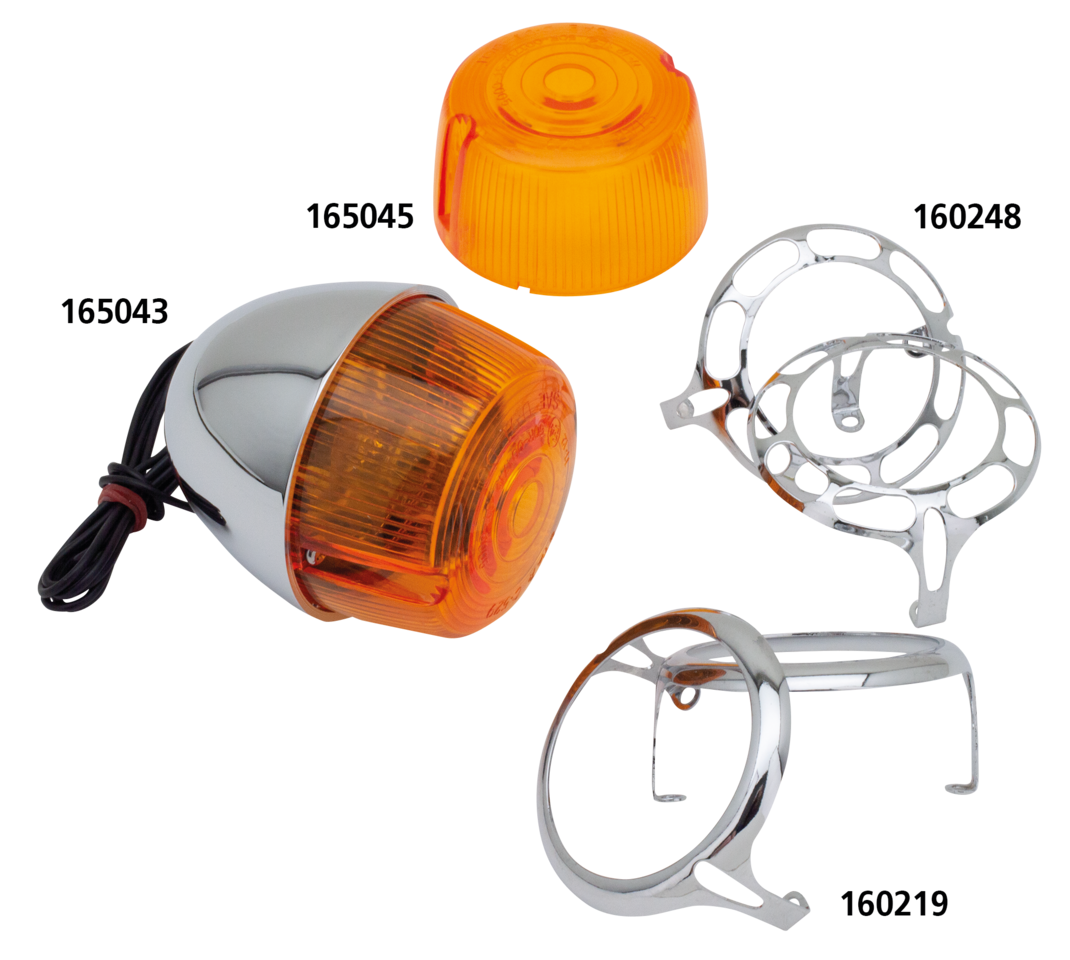 GZP FX/XL73-86 chrome turn signal