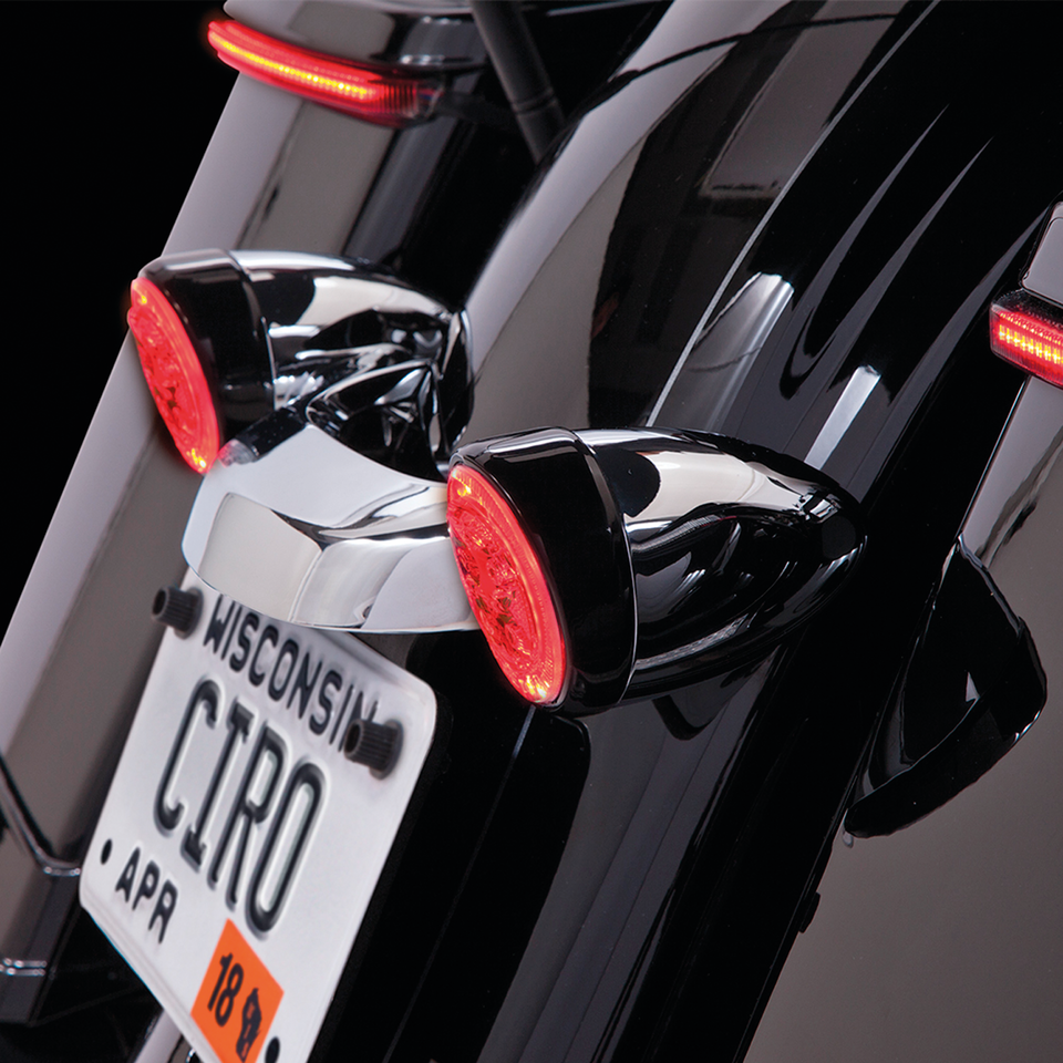 Ciro Fang Black rear turnsignal inserts