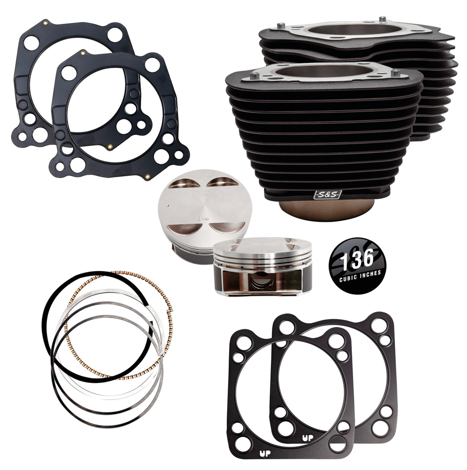 S&S 136CI cylinder kit ME17-UP All Black