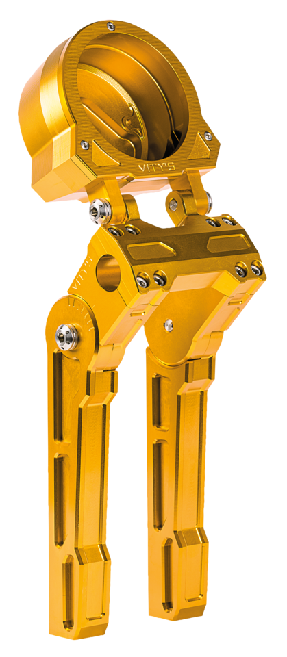 10" Adj. Risers/Gauge Gold FXLRS22-Up