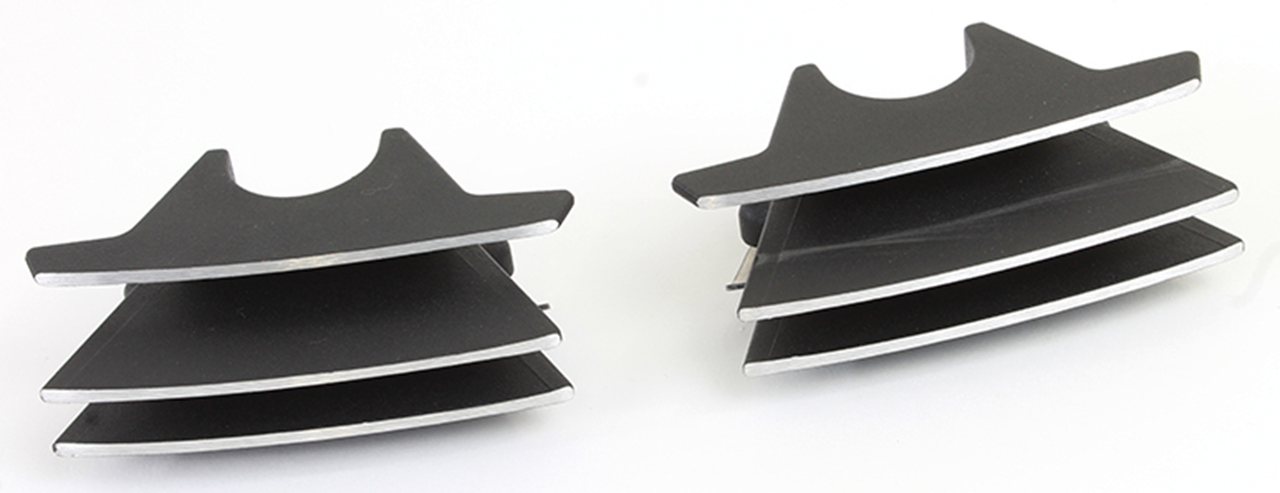 Blk finned sparkplug cover ME17-up