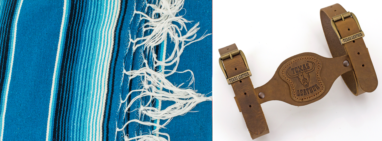 T-lthr holder ranger w/zpn755297 blanket