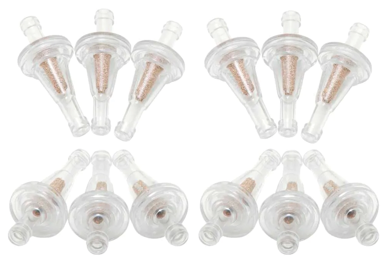 12Pck K&N petrol filter 1/4"