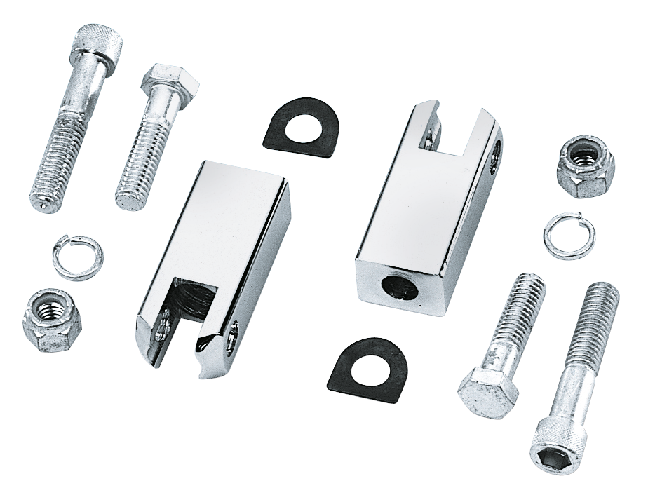 GZP Pass. peg mounts chrome pair XL86-03