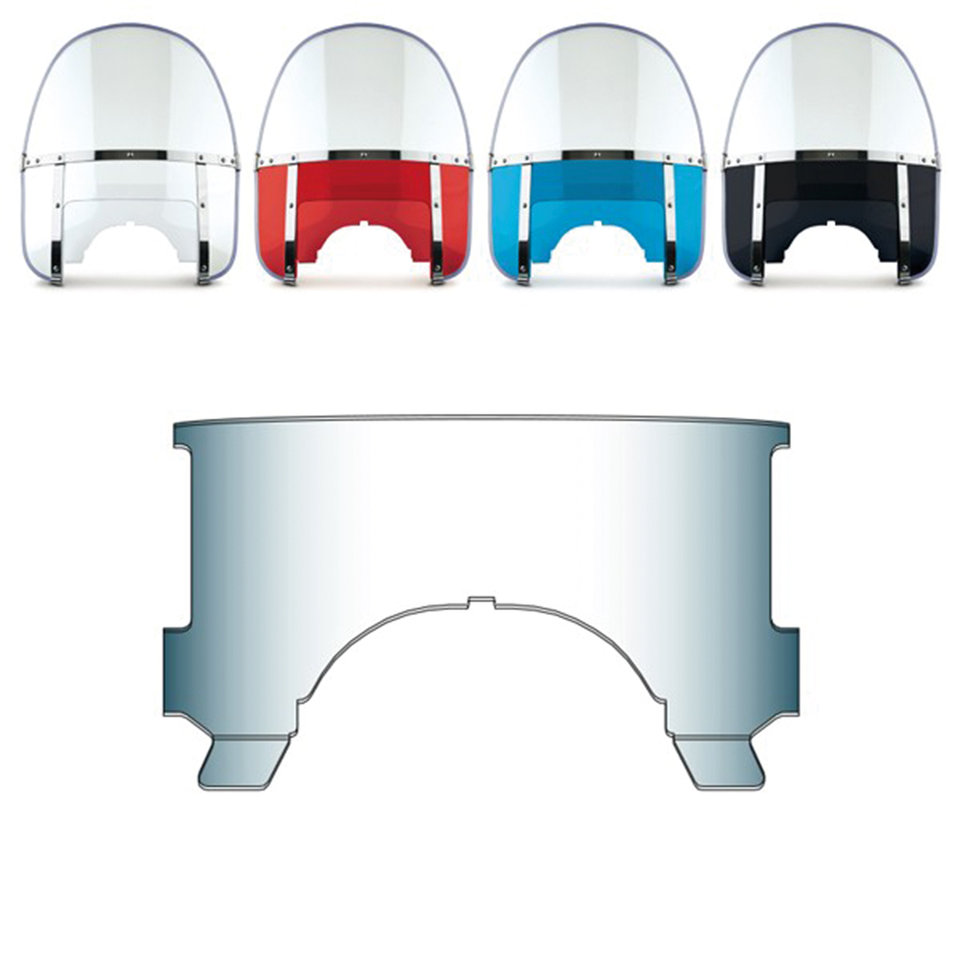 Adjusting Window CLEAR notched FLH