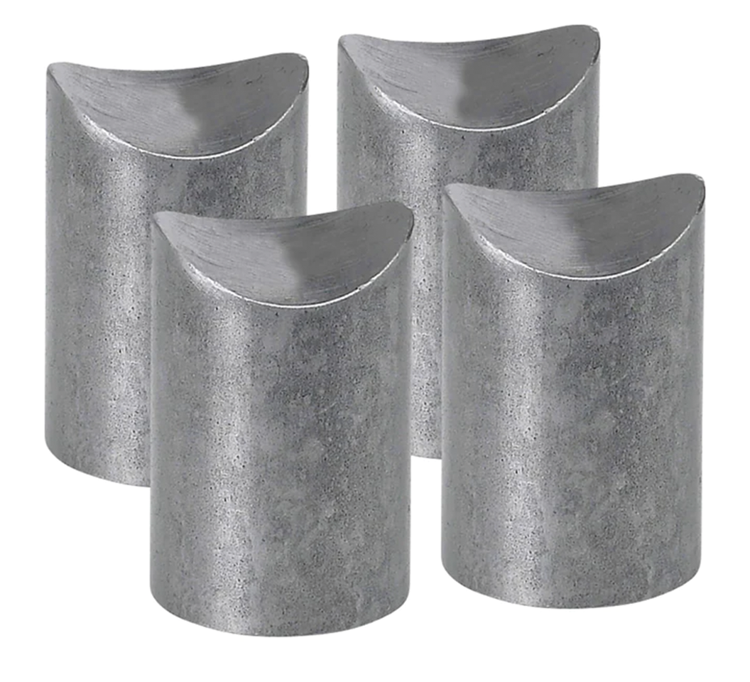 1" Coped Bungs 5/16-18" Thread 4Pck