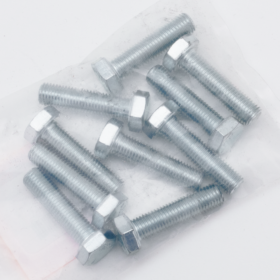 10pck hex bolt 5/16-24x1-1/4" UNF zinc