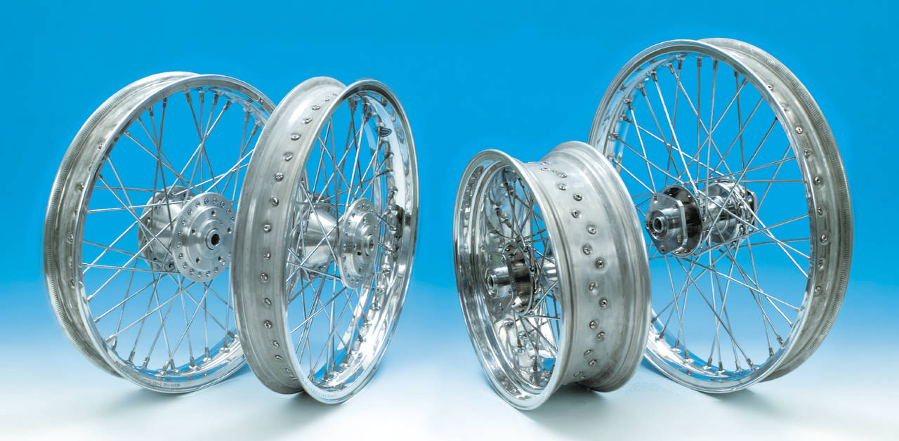 Morad wheel 15x4.25 st.hub chr spokes
