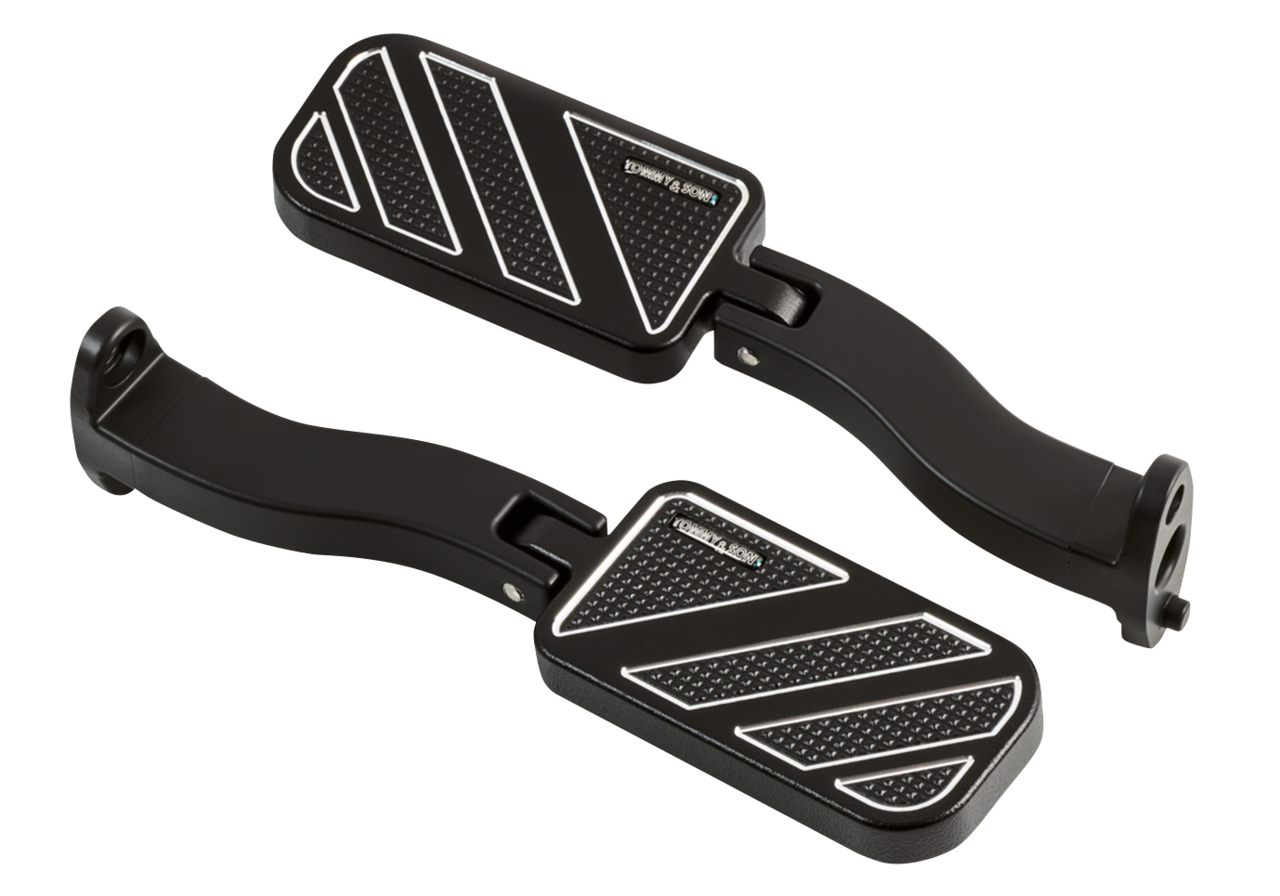 Stripes PA Floorboards Black Anodized