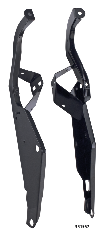 GZP Blk HvyDty fairing mounts FLH/T93-13