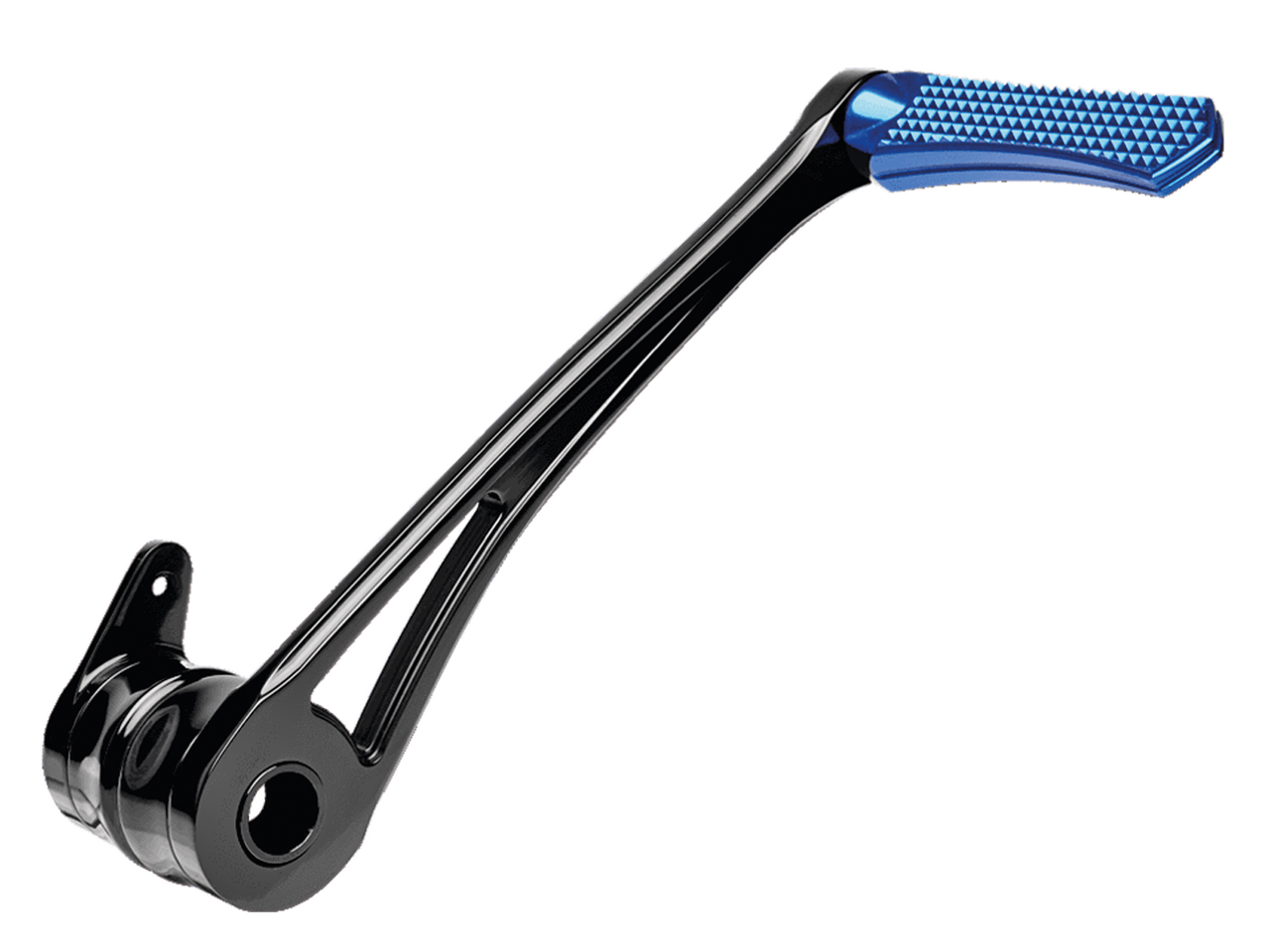 DMND BRAKE ARM BLK+BLUE PEG FLH/T08-13