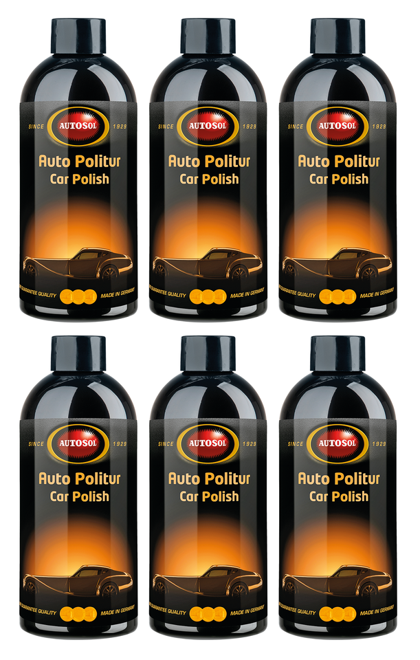 6pck Autosol Car Polish 500ml