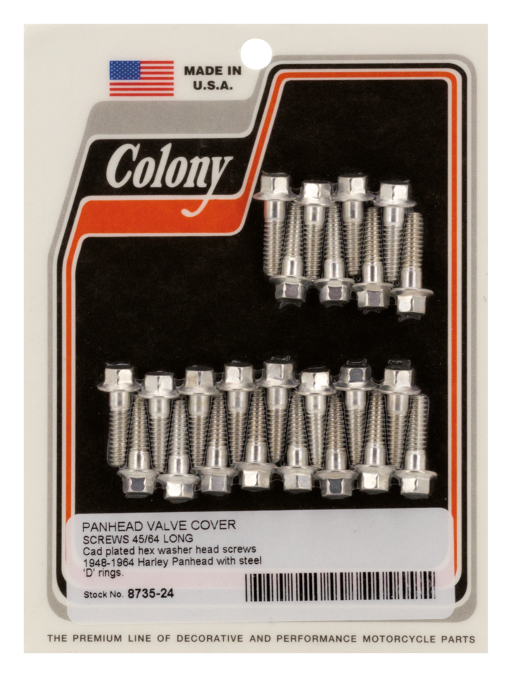 Colony valve cover screws BT48-50 WhiPl
