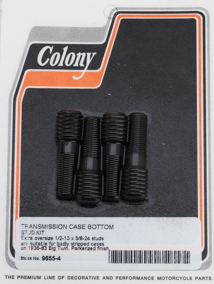 4pck Transm. stud kit O.S. 1/2-13x3/8-24