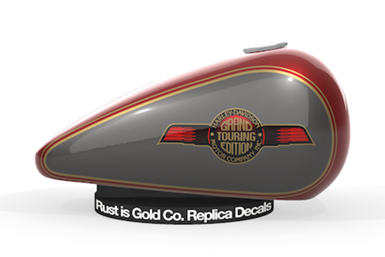 Tank Decals Red/Gold FXRD86