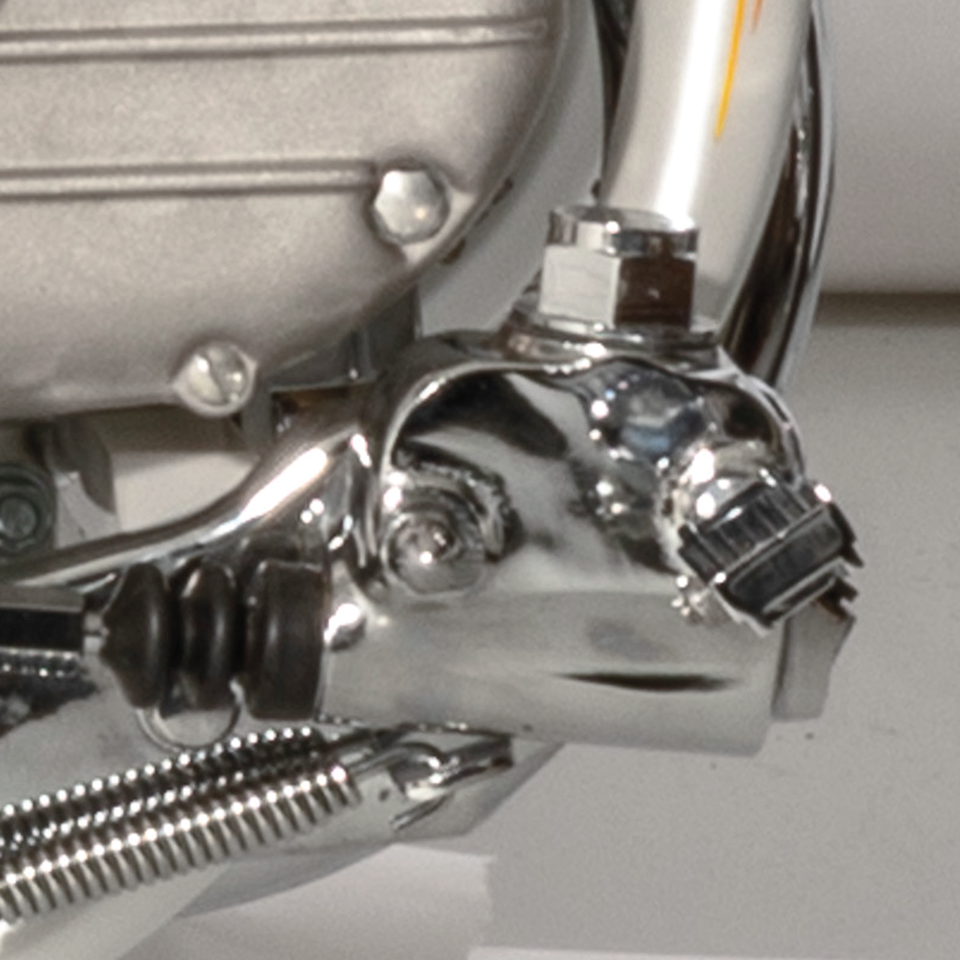 GZP Chrome Master cylinder 58-72 drum br