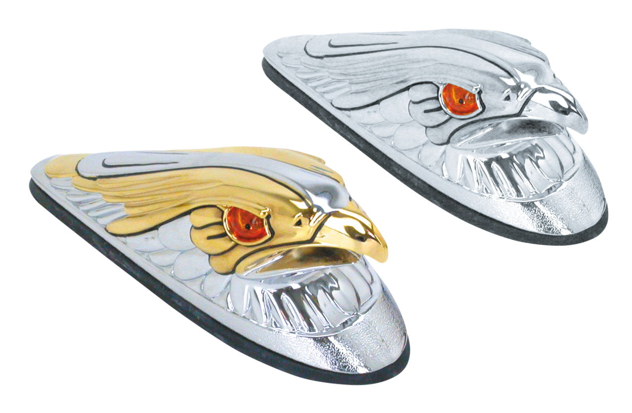 GZP Eagle's head fender ornament chro