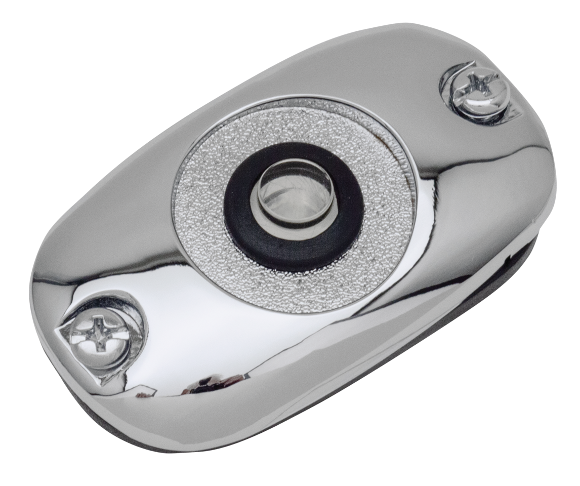 GZP CHR M/C cover w/glass+ seal +screws