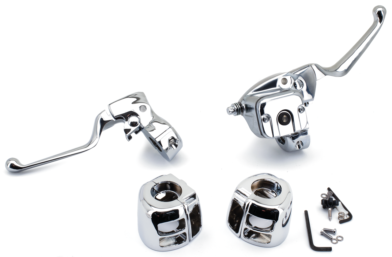 GZP H.bar controls chrome 11/16" 96-up