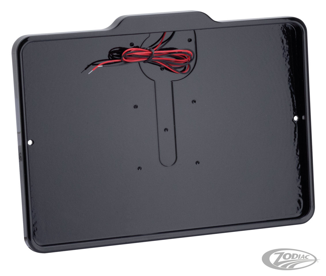 DMP License Frame DK Gloss Black