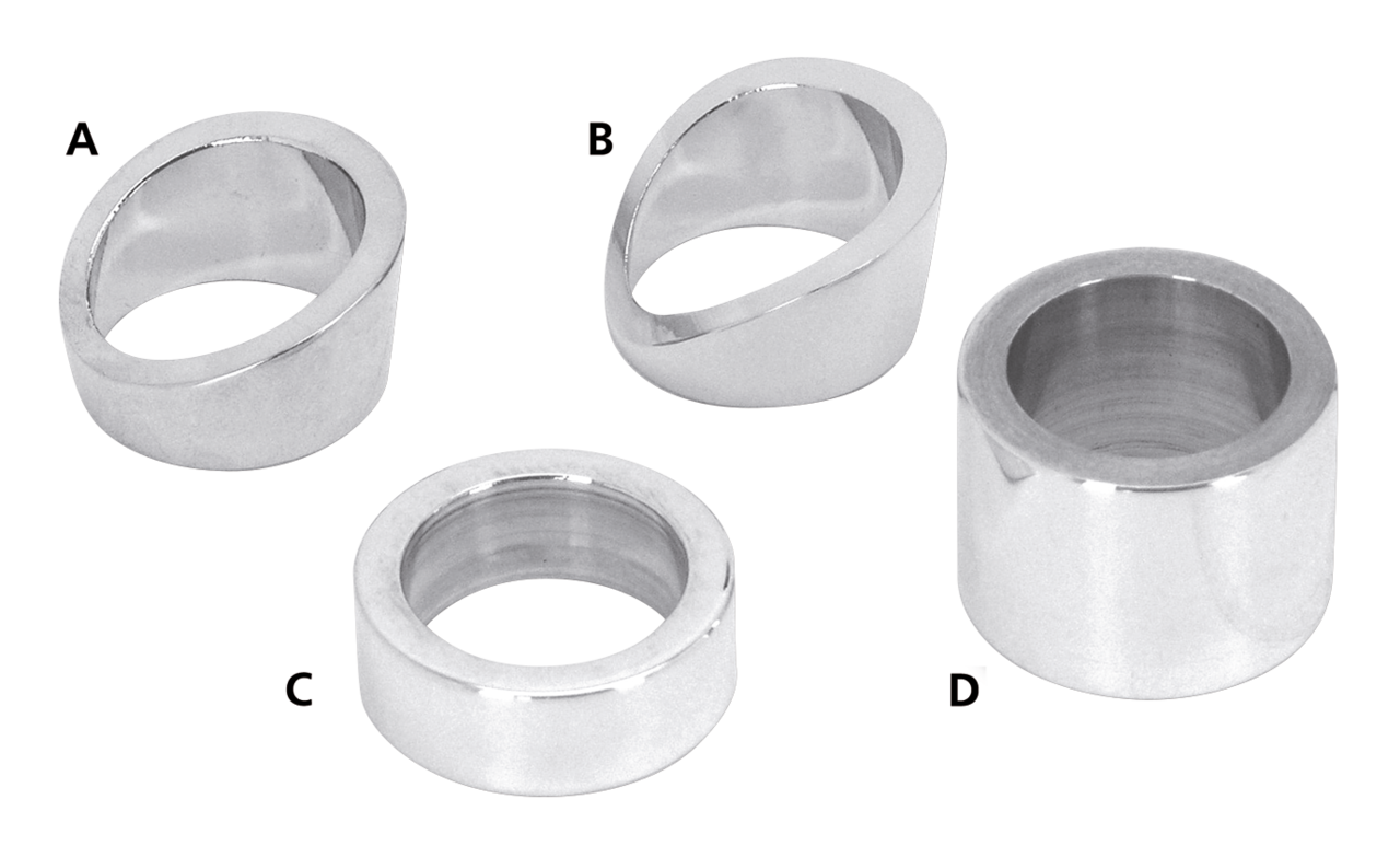 PM chrome hydr clutch side spacer