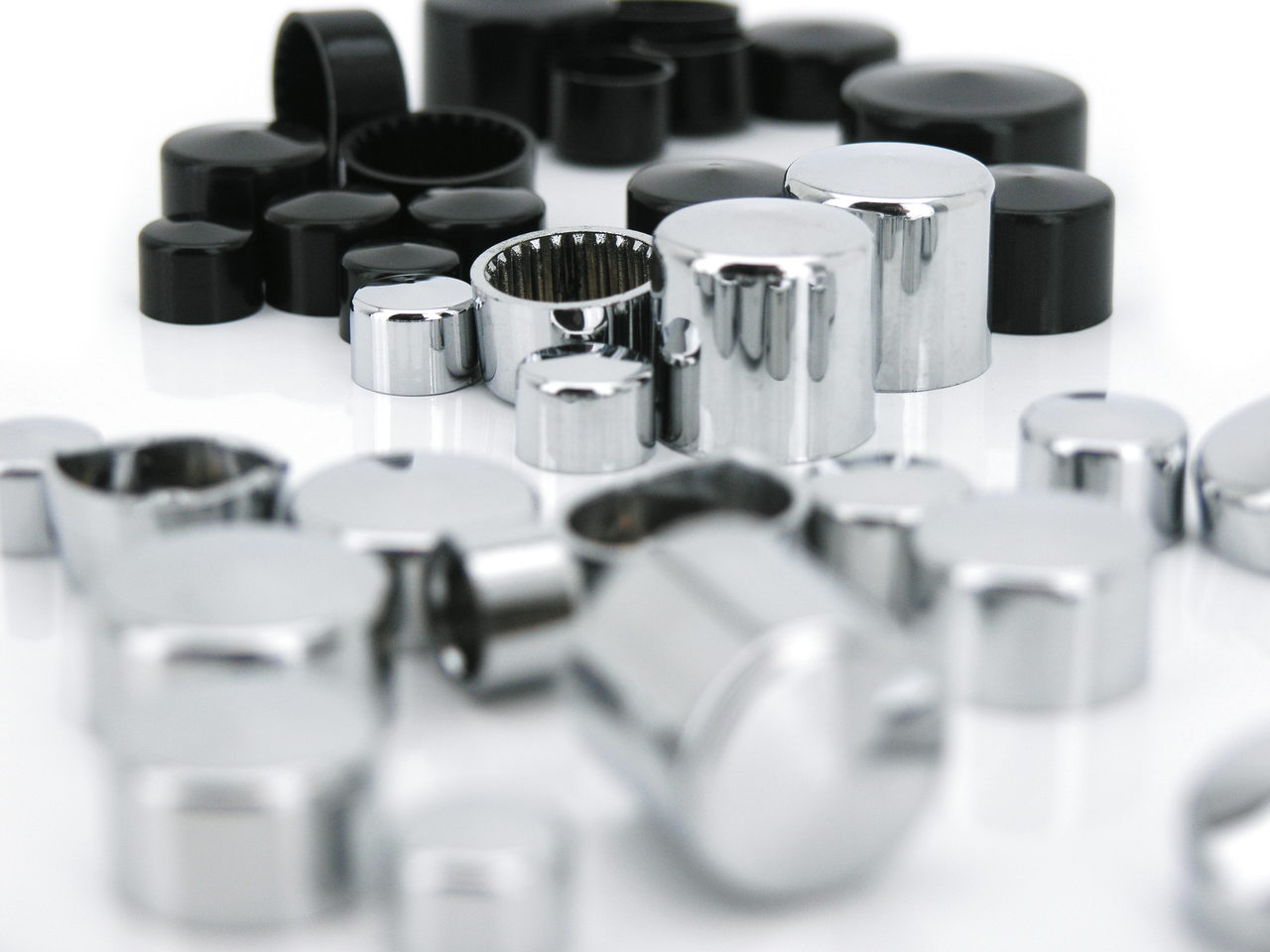 GZP Chrome Bolt cover kit XL84-03 74p