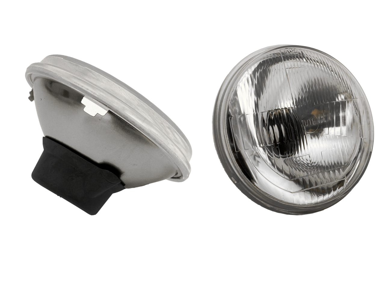 GZP Headlight unit H4 W/O bulb 5.50"