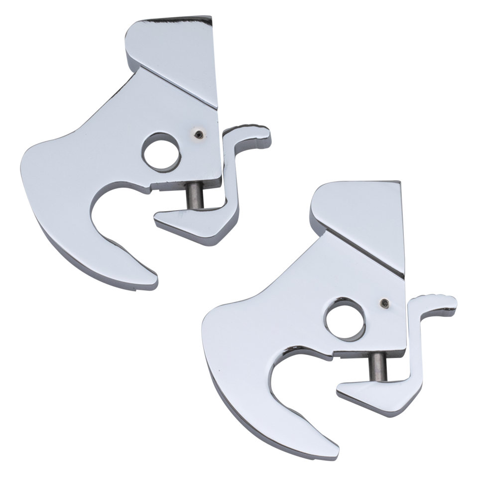 Chrome rotary latch kit