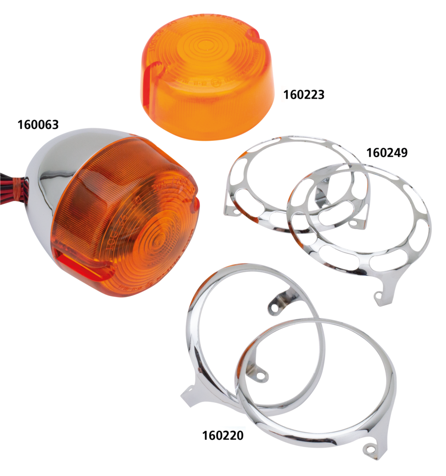 GZP FX/XL86-01 slotted trims turn signal