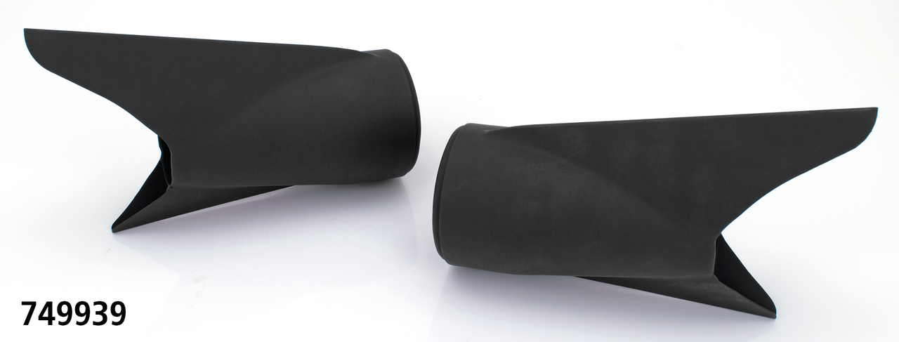 MCJ End Caps Royal 80 Fishtail Black