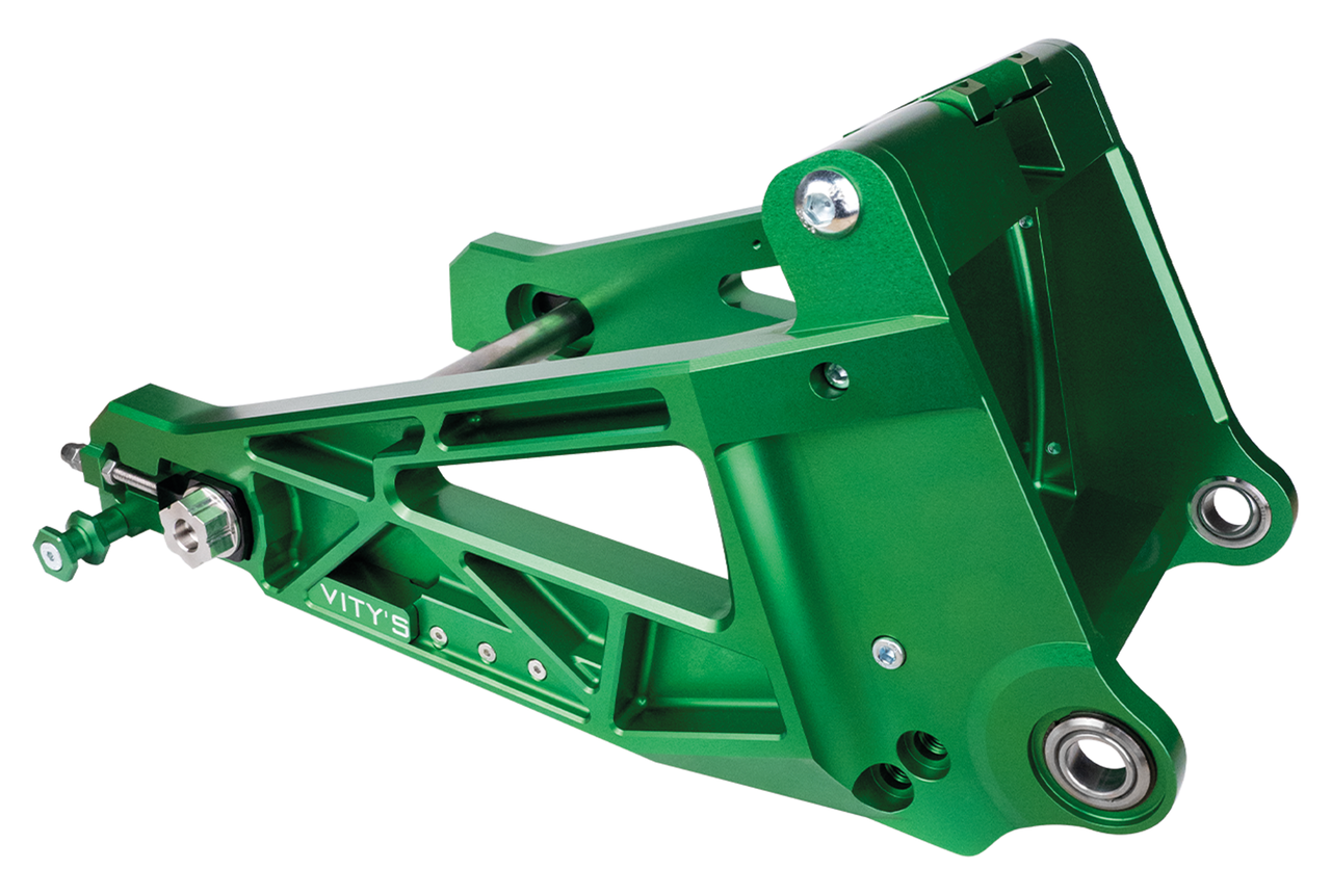Vity's Billet Swingarm Green ST18-Up
