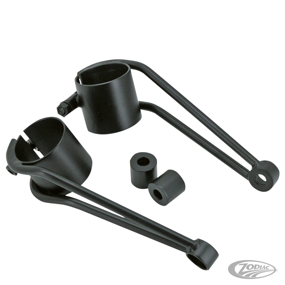 Vintage black 39mm light brackets