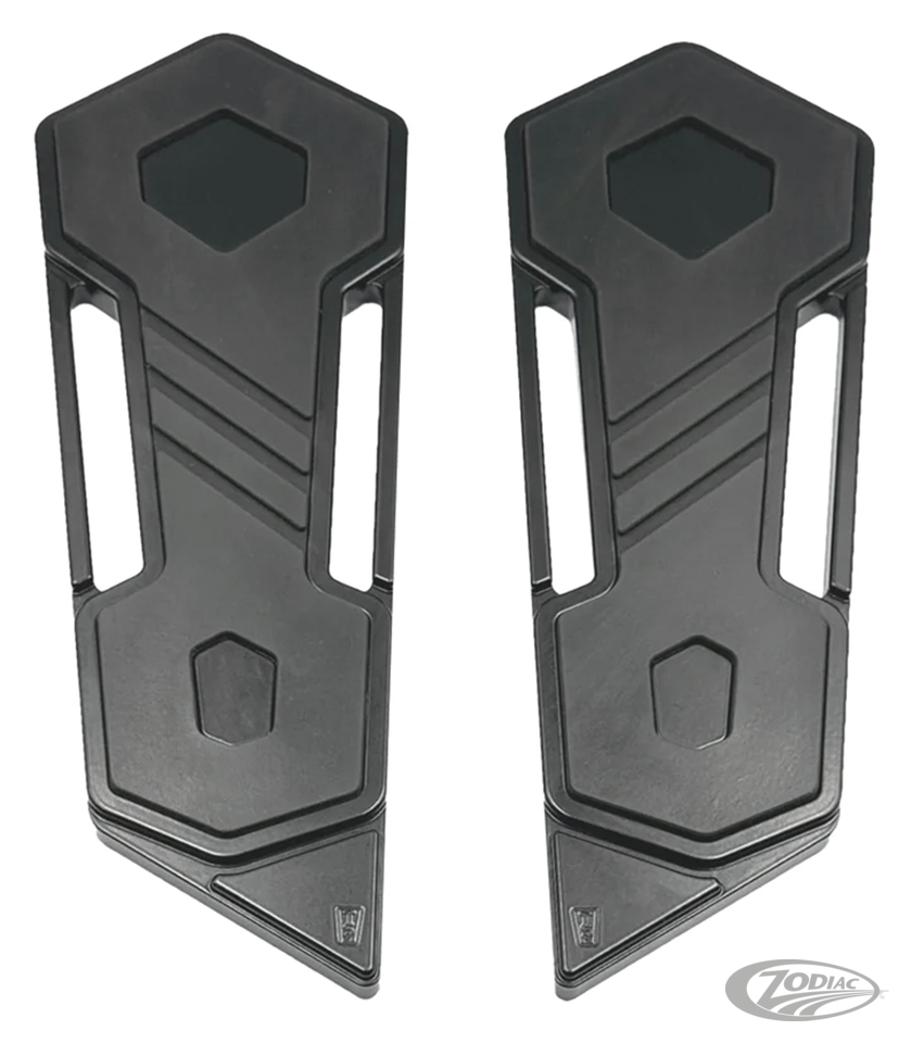 Hexa v2 DR Floorboards Black Anodized