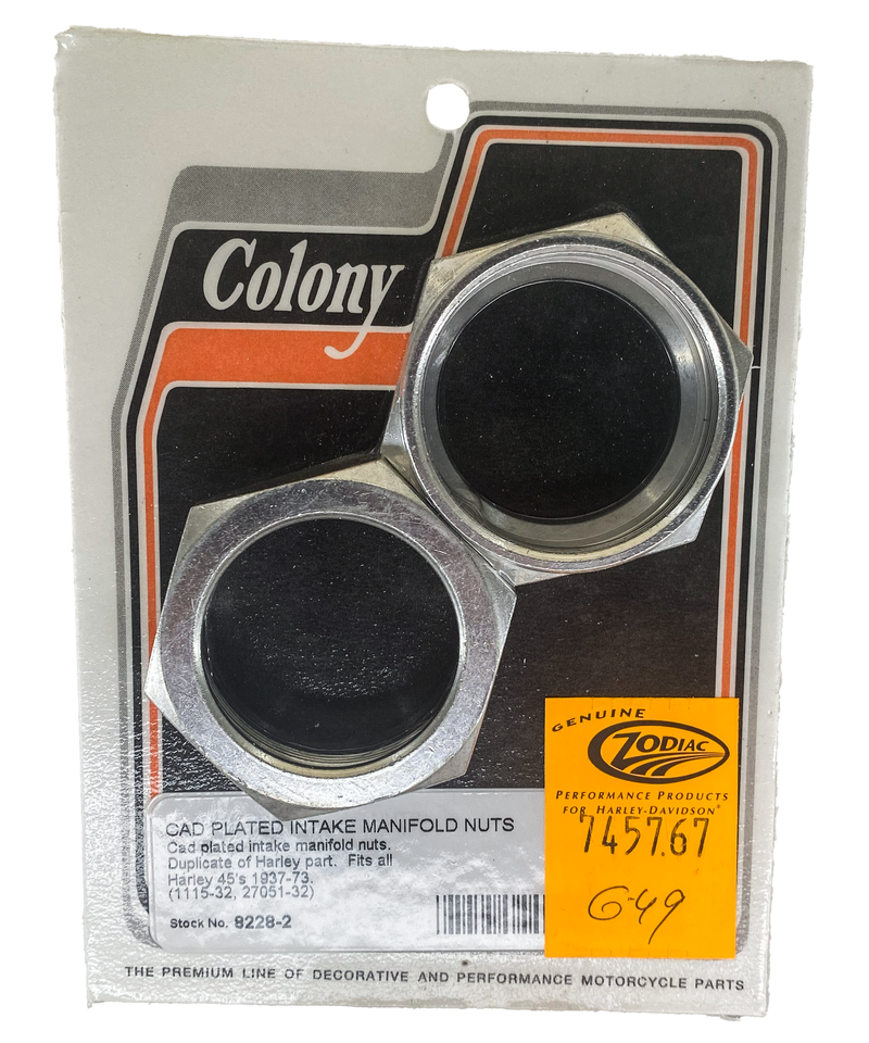 nut, inlet packing, WL, white plated