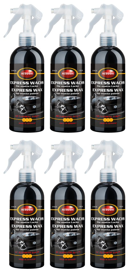 6pck Autosol Express Wax Matt 250ml