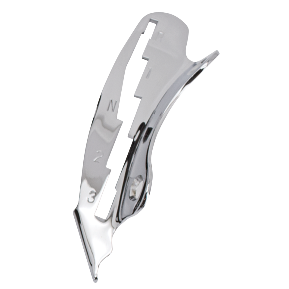 Shifter guide 3+Reverse chrome 37-46