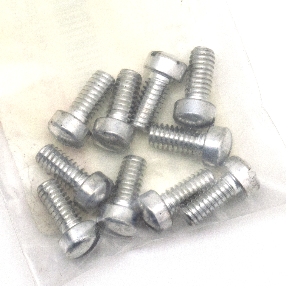 10pck Fillisterhead screw 12-24x1/2, WhP