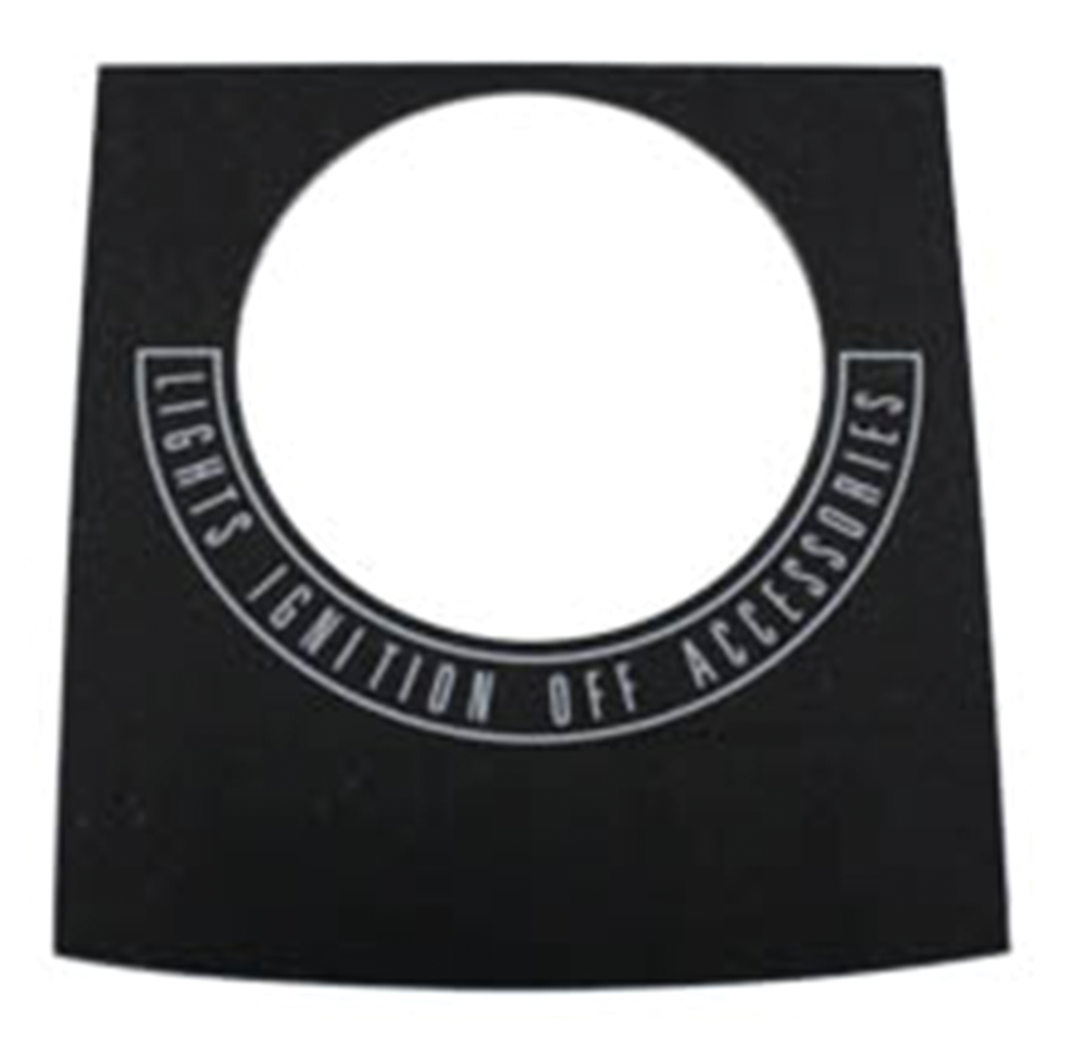 Black Dash Panel Decal FL/FX79-93