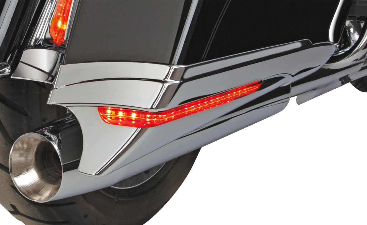 Saddlebag Extensions Chrome FLH/T14-UP