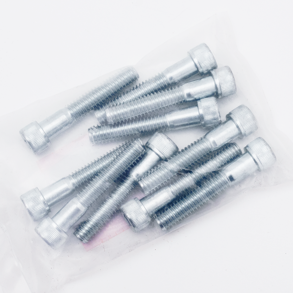 10pck allen bolt 5/16-18x1-3/4" UNC zin