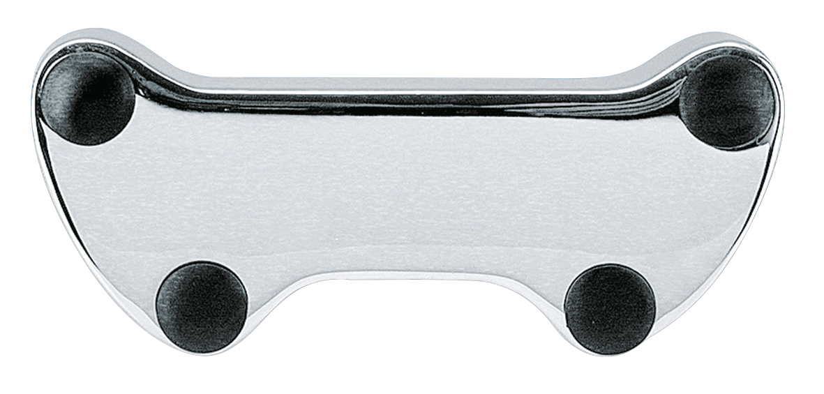 GZP Handlebar clamp H-D with 4 rubber ca