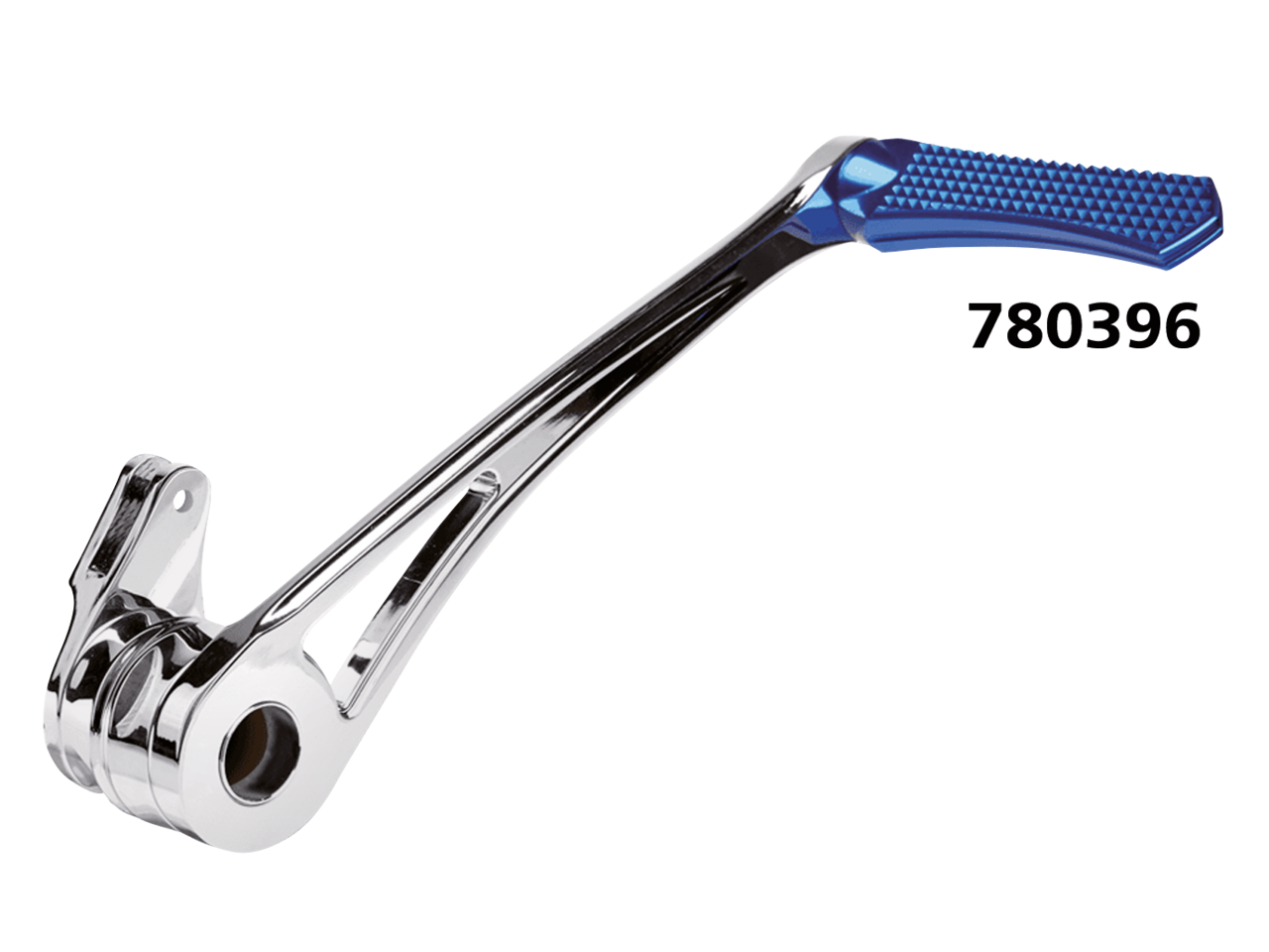 DMND BRAKE ARM CHR+BLUE PEG FLH/T14-UP