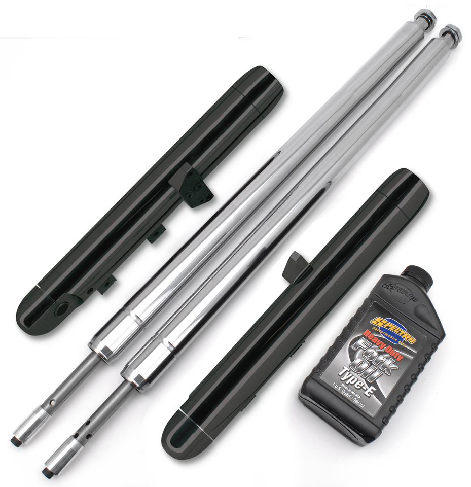 Naked Blk Bubba fork legs 6"over stk FL