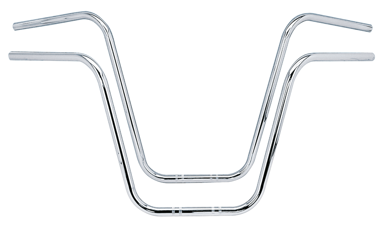 High Ape Hanger 16" w/dimples D=1"