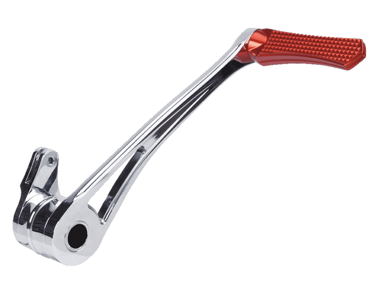 DIAMOND BRAKE ARM CHR+RED PEG FLH/T08-13