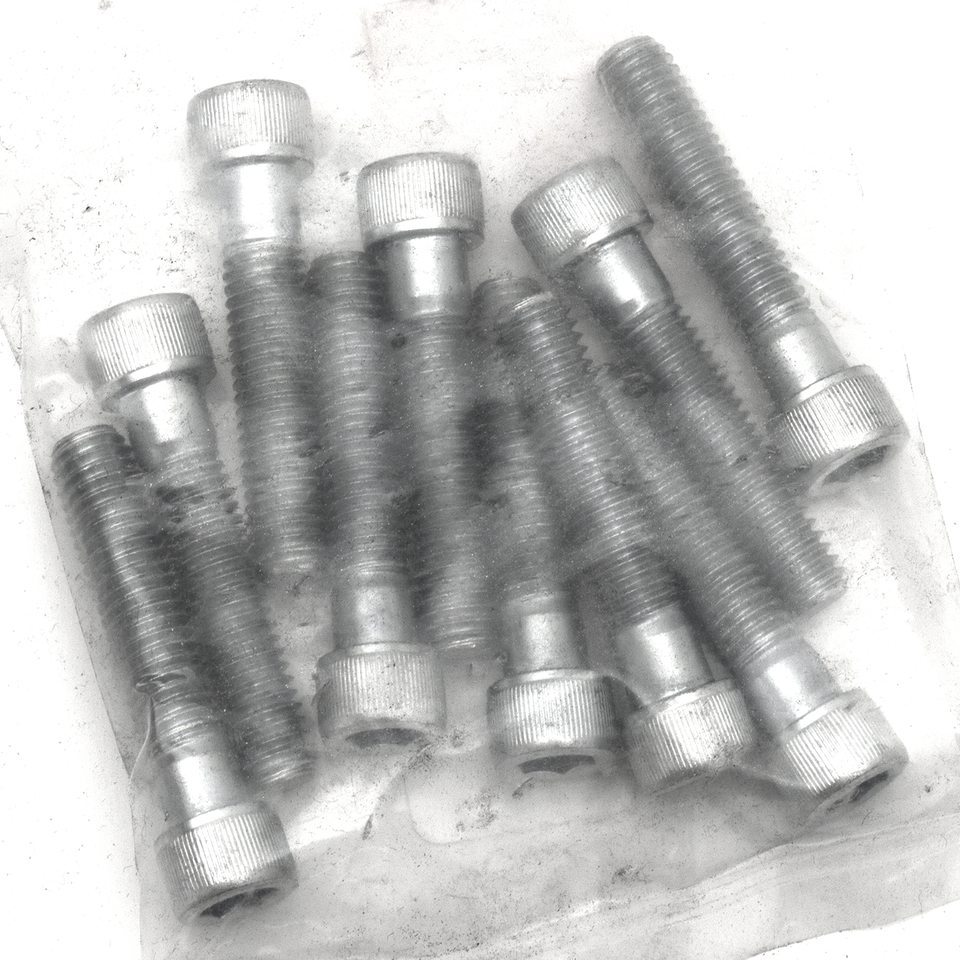 10pck allen bolt 3/8-16x1-7/8" UNC zinc
