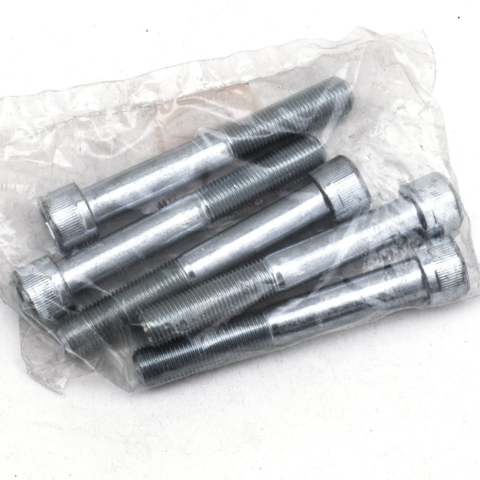 5pck allen bolt 1/2-20x3-1/2" UNF zinc