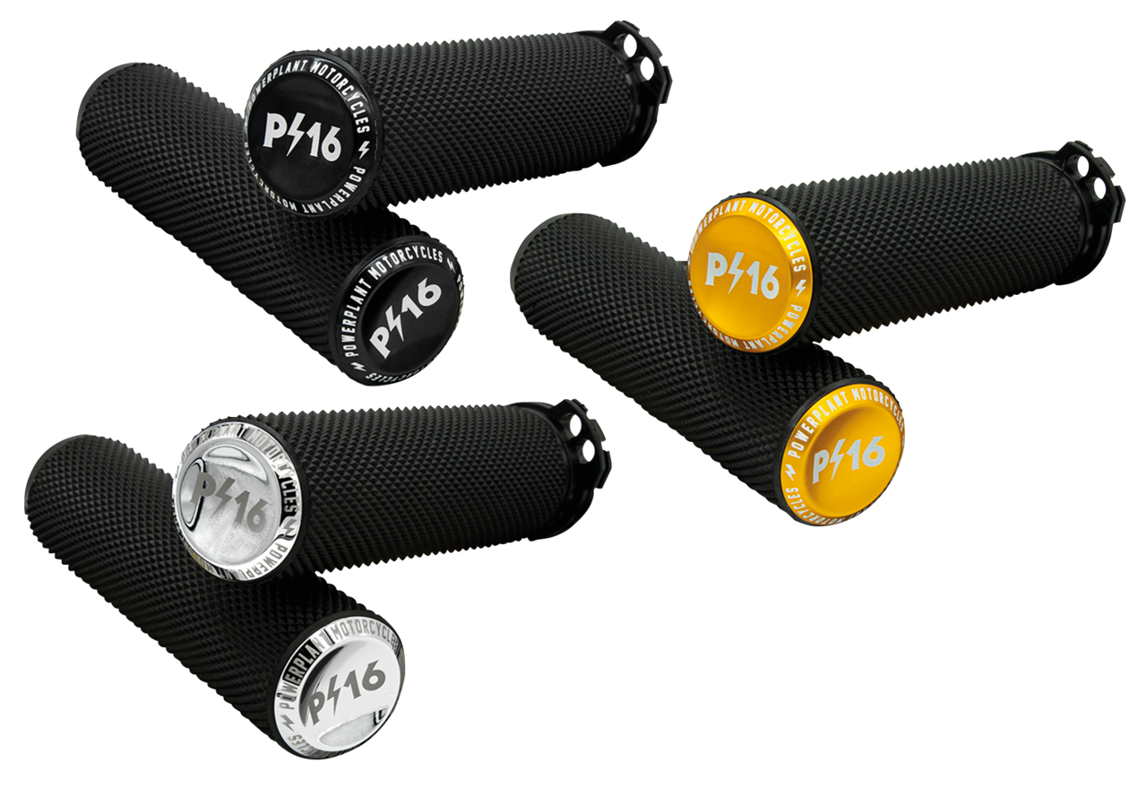 P16 & NESS KNURLED CABLE GRIPS Chrome
