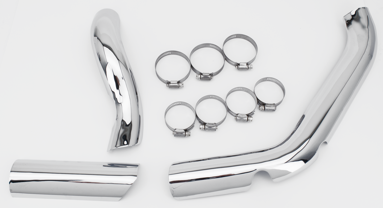 2-1 Heat Shield Kit Chrome FL70-84